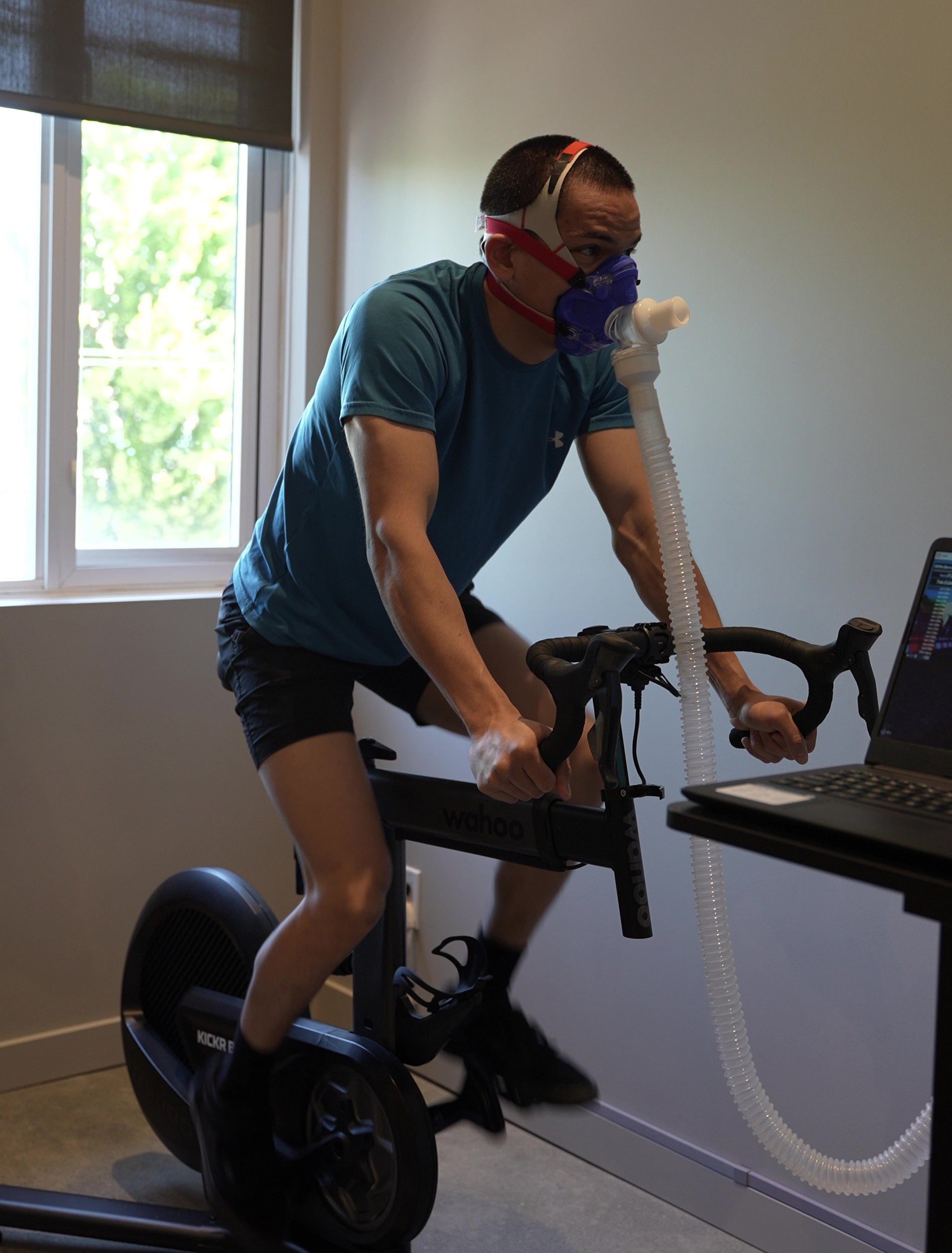 vo2 max test in Vancouver on stationary bike